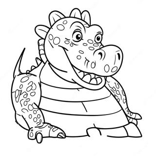 Page A Colorier De Crocodile 23613-21798