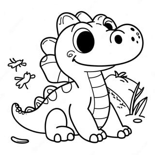 Page A Colorier De Mignon Bebe Crocodile 23614-21804