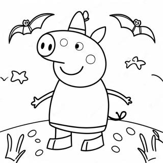 Peppa Pig Halloween Pages À Colorier