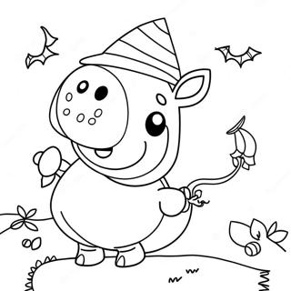 Page A Colorier De Peppa Pig Halloween 23643-21822