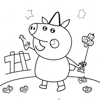 Page A Colorier De Peppa Pig Halloween 23643-21823