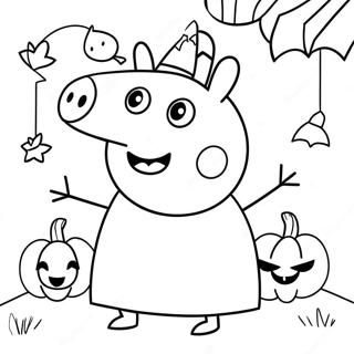 Page A Colorier De Peppa Pig Halloween 23643-21824