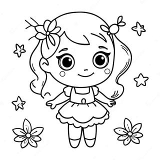 Page A Colorier De Mignonne Fee Lavande De Little Charmers 23654-21833