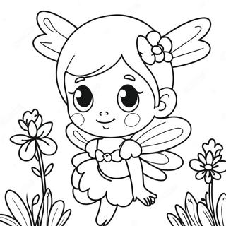 Page A Colorier De Mignonne Fee Lavande De Little Charmers 23654-21835