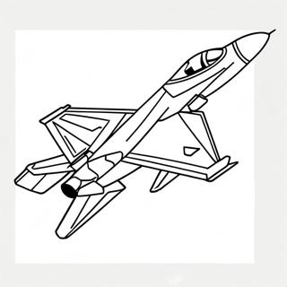 Page A Colorier De Jet De Chasse F18 23663-21838