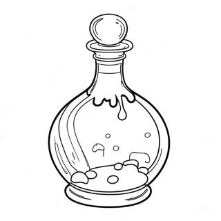 Page A Colorier De Bouteille De Potion 23743-21902