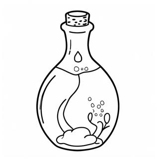 Page A Colorier De Bouteille De Potion 23743-21903