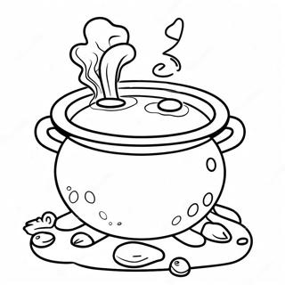 Page A Colorier De Potion Magique Dans Un Chaudron 23744-21908