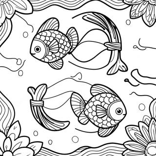 Page A Colorier Un Poisson Deux Poissons 23773-21926