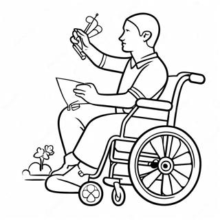 Page A Colorier Sur La Sensibilisation Au Handicap 23863-21998