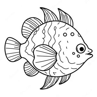 Page A Colorier Poisson Globe 23903-22032