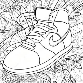 Page A Colorier Chaussure De Basketball 23913-22040