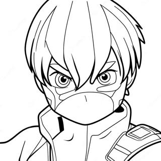 Page A Colorier Todoroki En Action 23924-22049