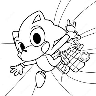 Sonic Spiderman Pages À Colorier