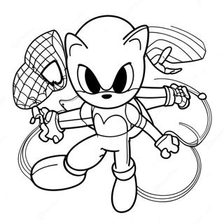 Page A Colorier Sonic Spiderman 23933-22055