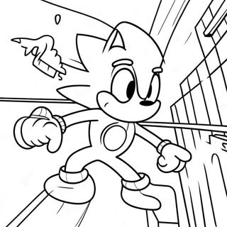 Page A Colorier Sonic Spiderman En Action 23934-22058