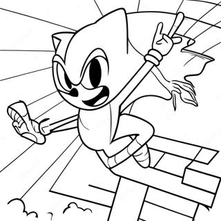 Page A Colorier Sonic Spiderman En Action 23934-22059