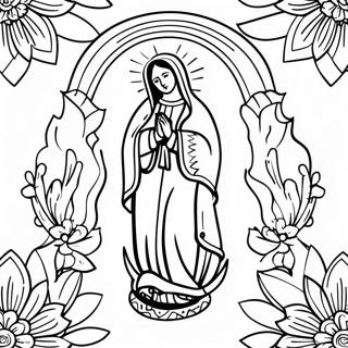 Page A Colorier Notre Dame De Guadalupe 24023-22126