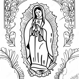 Page A Colorier Notre Dame De Guadalupe 24023-22128