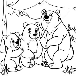 Page A Colorier Frere Ours Et Ses Amis 24084-22180