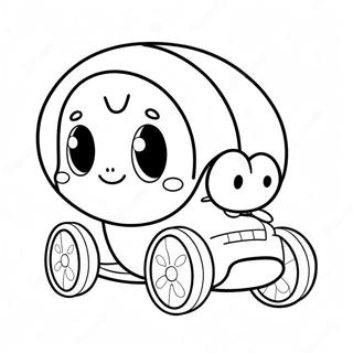 Page A Colorier Du Personnage Buggy Huggy Mignon 24135-22209