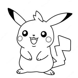 Page A Colorier De Pikachu Detaille 24145-22220