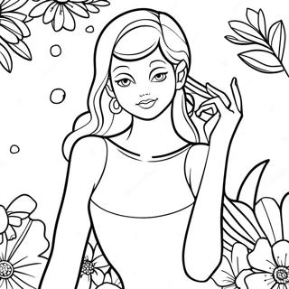 Page A Colorier De Daphne En Tenue Elegante 24165-22236