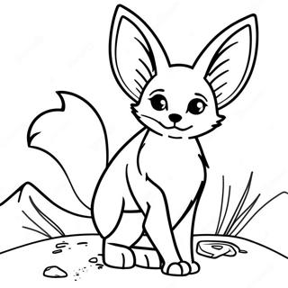 Page A Colorier De Fennec 24224-22279