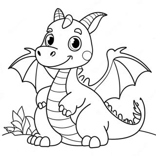 Page A Colorier De Dragon Mignon 24254-22302