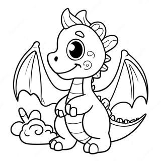 Page A Colorier De Dragon Mignon 24254-22303