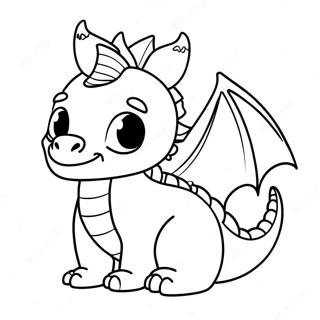 Page A Colorier De Dragon Mignon 24254-22304