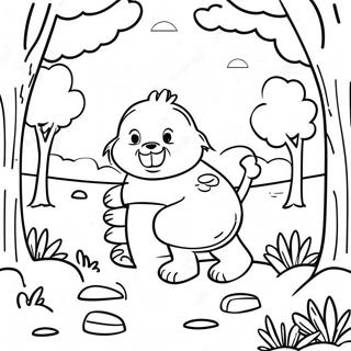 Page A Colorier De Toodles Aventurier Dans Le Parc 24285-22330