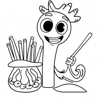 Forky Pages À Colorier