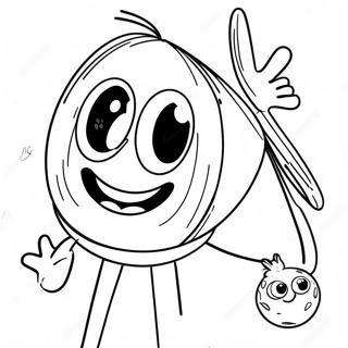 Page A Colorier De Forky Heureux Avec Un Sourire 24315-22354