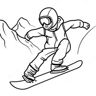 Page A Colorier De Snowboard 24334-22368