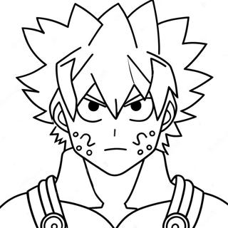 Page A Colorier De Bakugo 24344-22374