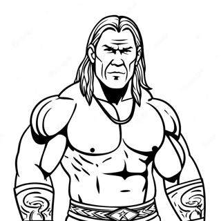 Page A Colorier De Lutteur Wwe En Action 24355-22385