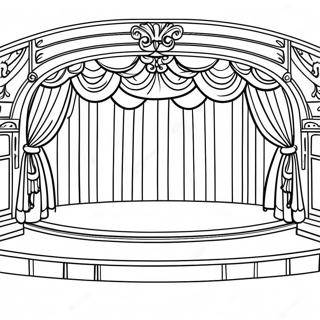 Théâtre Pages À Colorier