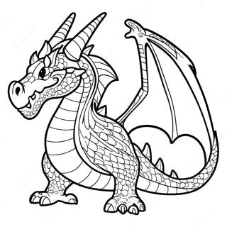 Page A Colorier Dragon De Feu 24434-22447