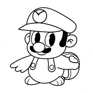 Page A Colorier Cappy Mario Odyssey 24444-22455