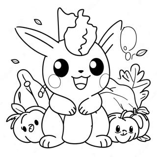 Page A Colorier Pokemon De Thanksgiving 24454-22462