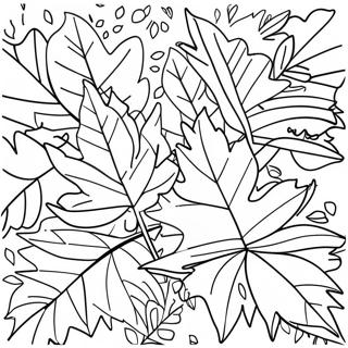 Page A Colorier Des Feuilles Dautomne 24515-22516