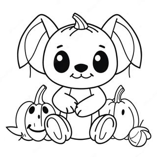 Page A Colorier Stitch Dhalloween 2452-1995