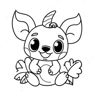 Page A Colorier De Stitch Mignon Dhalloween Avec Une Citrouille 2453-2000