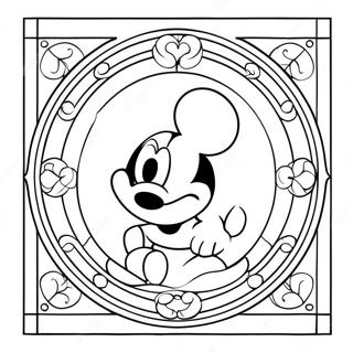 Page A Colorier En Vitrail Disney 24544-22536