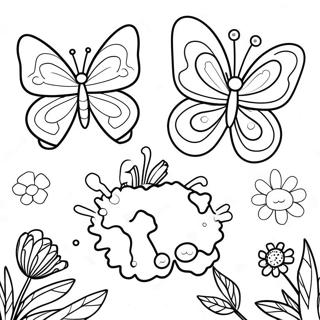 Page A Colorier Du Cycle De Vie Dun Papillon 24564-22551