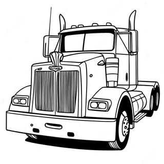 Page A Colorier De Camion Peterbilt 24584-22566