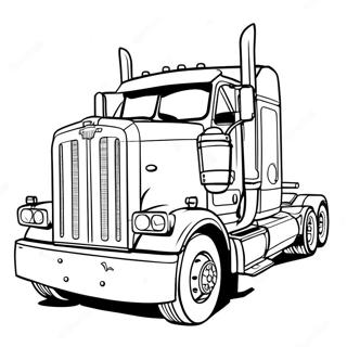 Page A Colorier De Camion Peterbilt 24584-22567