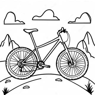 Vélo De Montagne Pages À Colorier