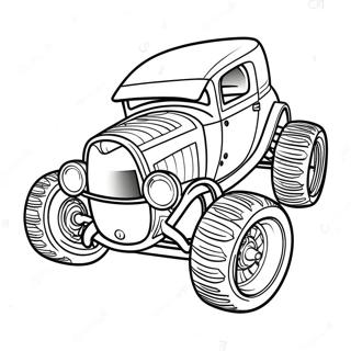 Bone Shaker Hot Wheels Pages À Colorier